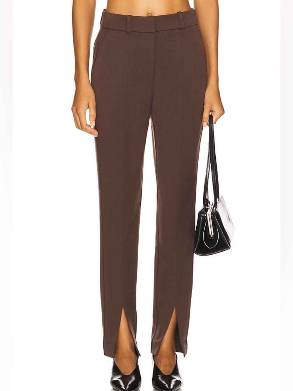 Favorite Daughter Split Decision Pants in Coffee Size 4